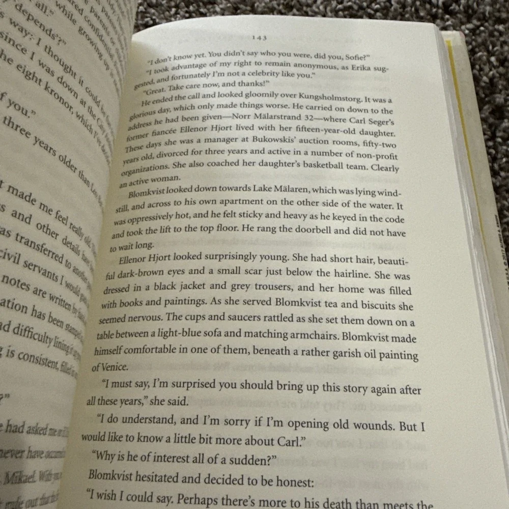 1st Edition GIRL WHO TAKES AN EYE FOR EYE David Lagercrantz‎ Millennium HC BOOK